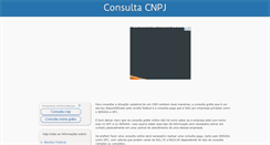 Desktop Screenshot of consultacnpj.net.br