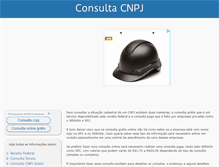 Tablet Screenshot of consultacnpj.net.br